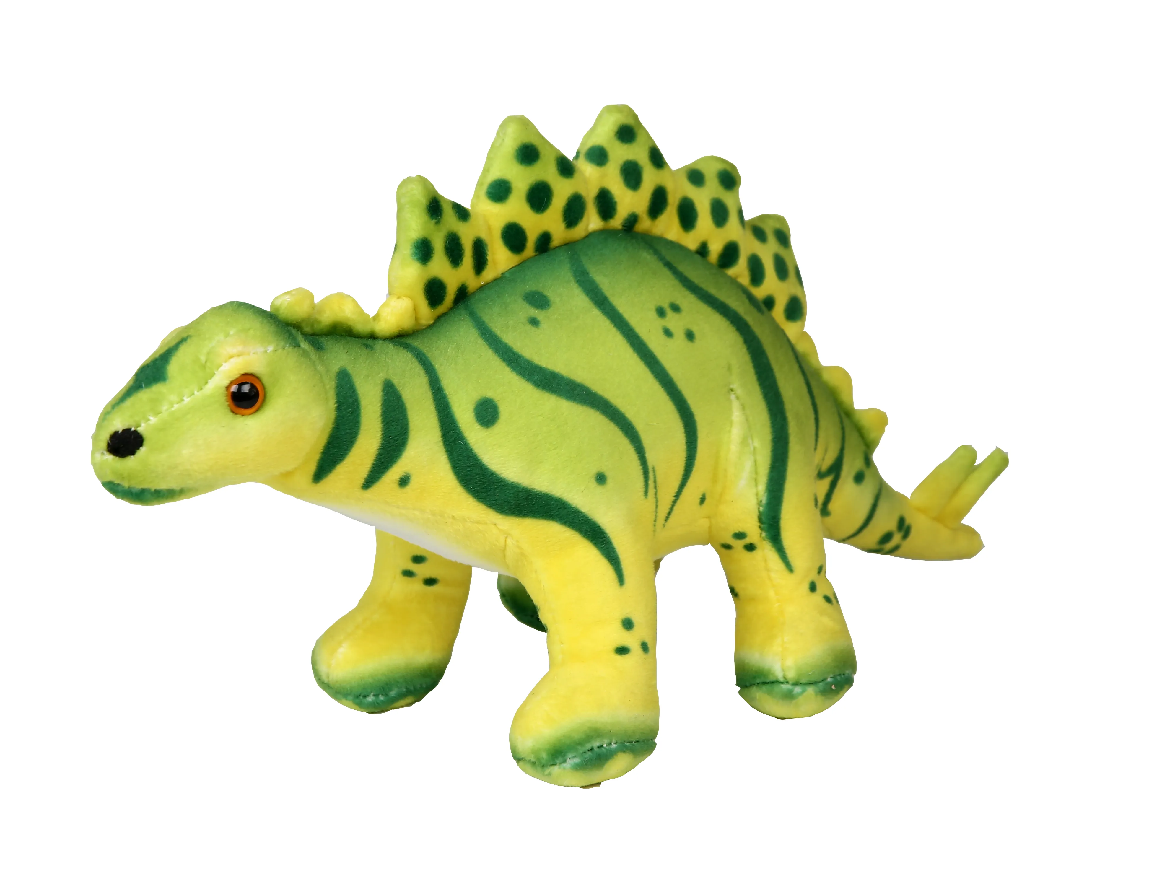 Plush Stegosaurus Green and Brown 1