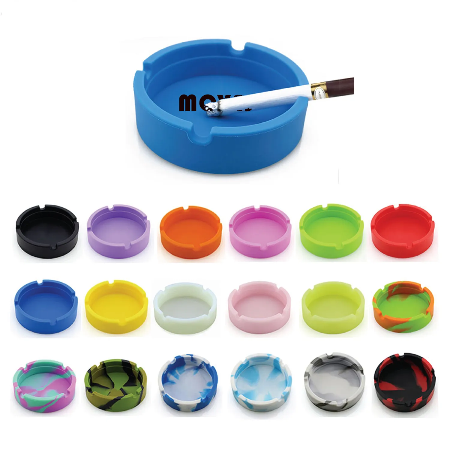 Silicone Circular Ashtray 2