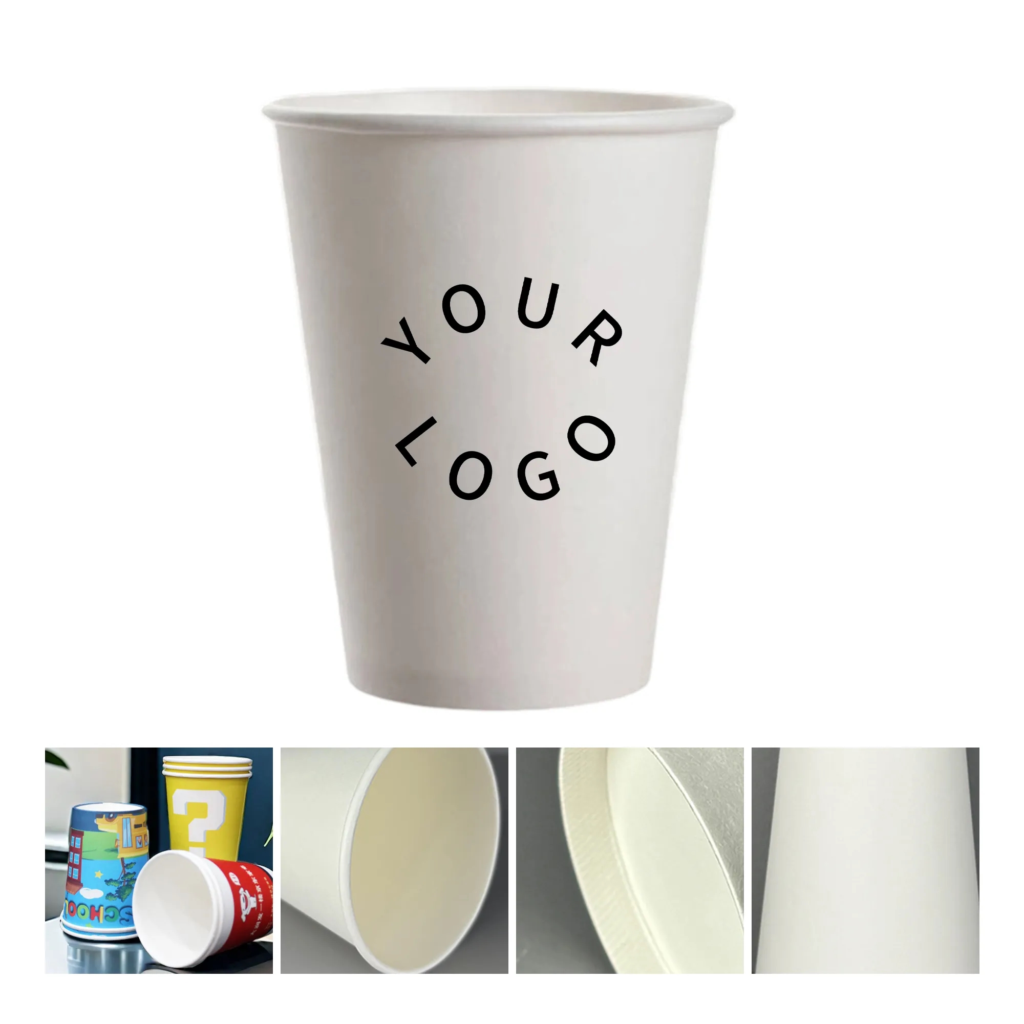Leak-Proof 12 oz Paper Cups 2