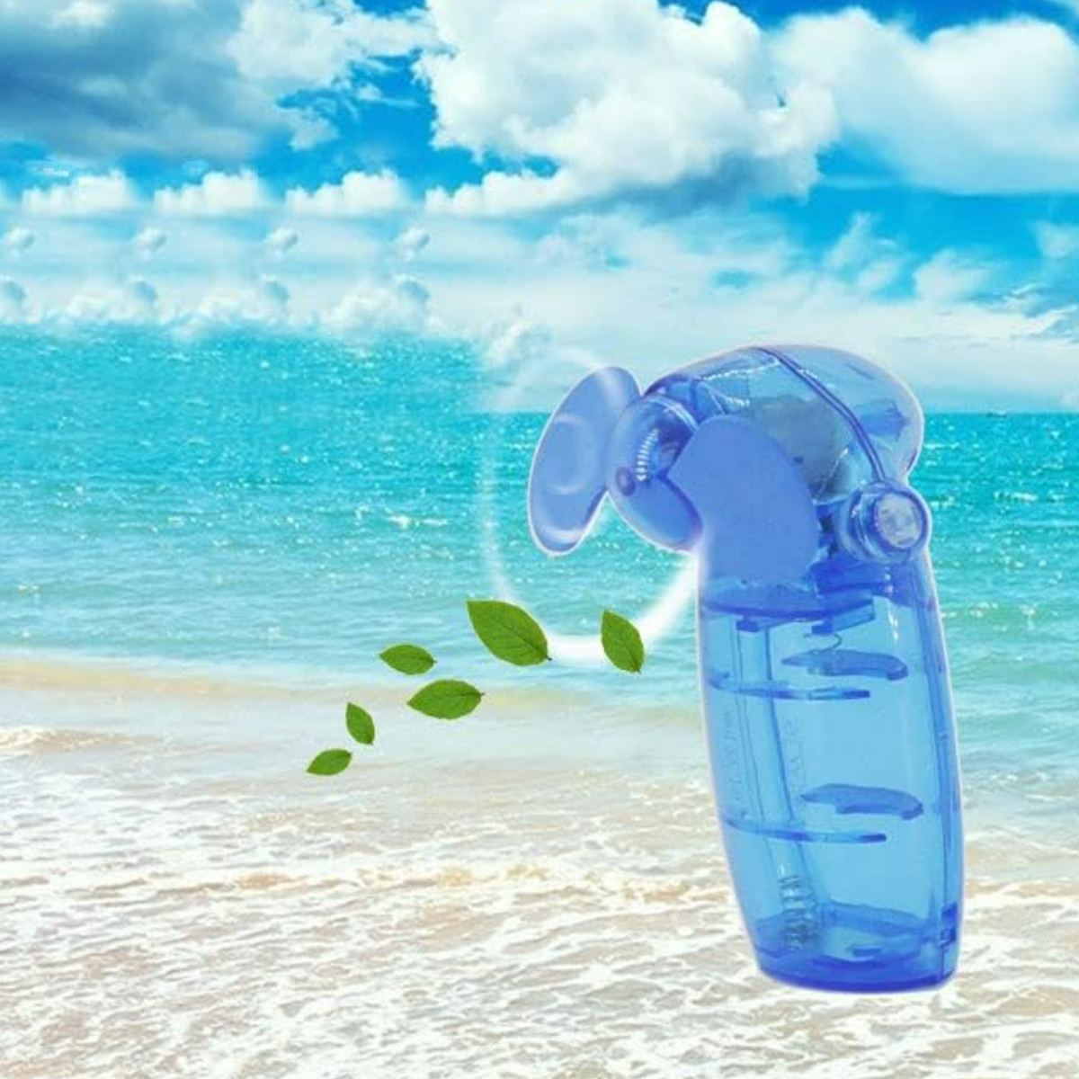 Mini Handheld Spray Fan with Soft Blades and Custom Logo 5