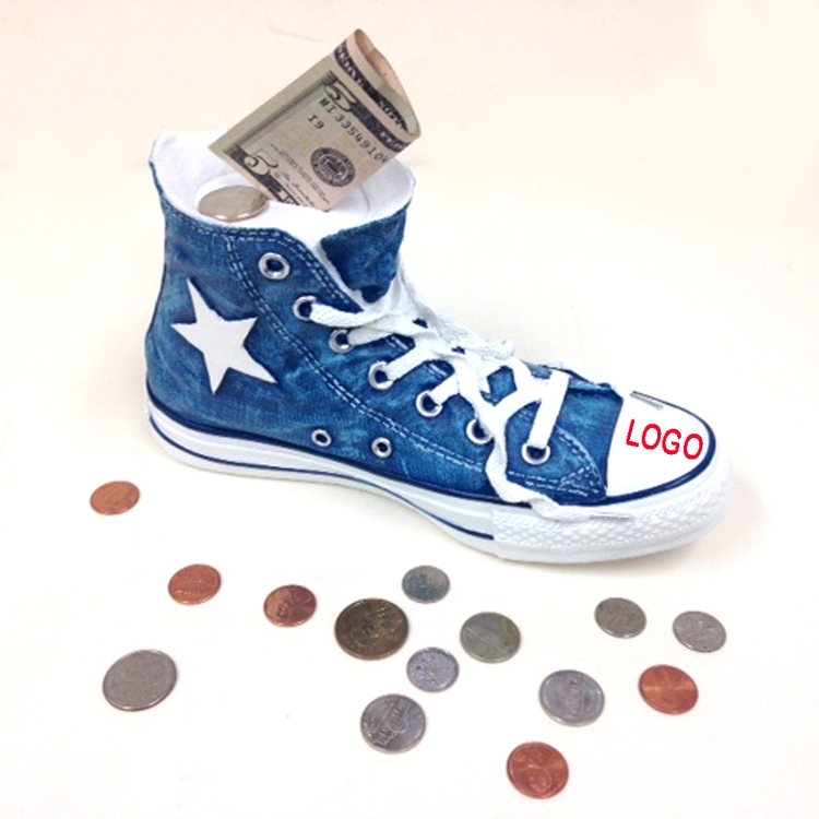 9.5" BLUE DENIM CANVAS SNEAKER MEDIUM BANK 2