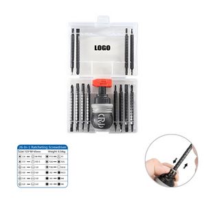 26-in-1 Multifunction Ratcheting Screwdriver Set With Ergonomic Grip 6