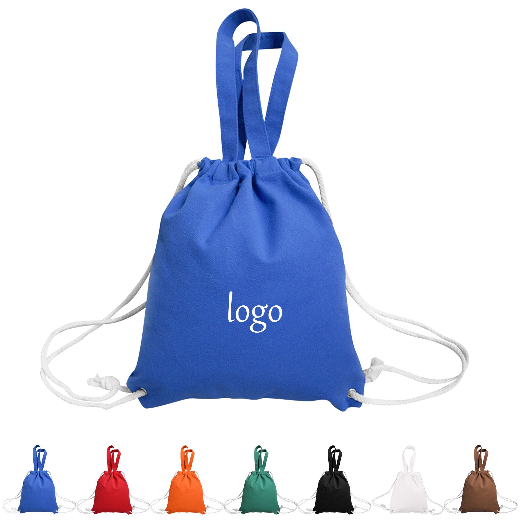 Canvas Drawstring Backpack 1