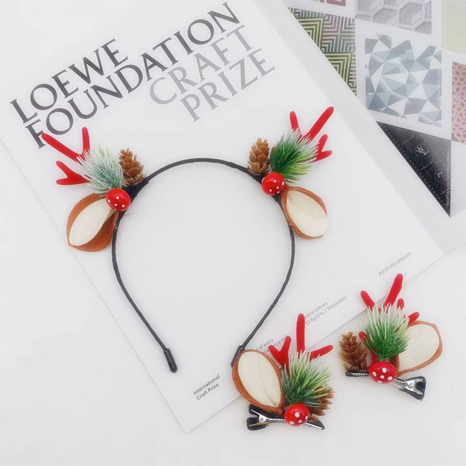 New Forest Deer Christmas Headband 5
