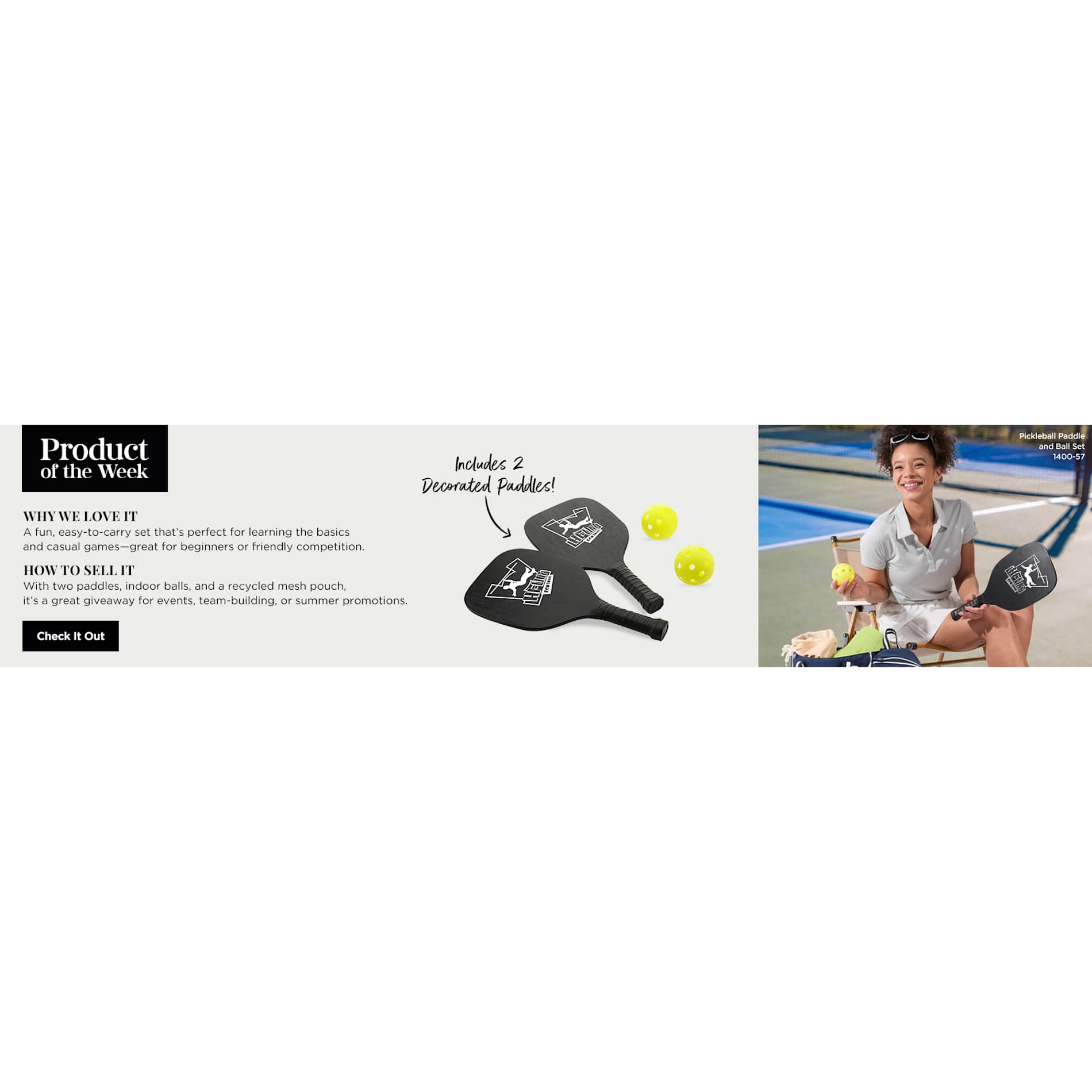 Pickleball Paddle and Ball Set 33