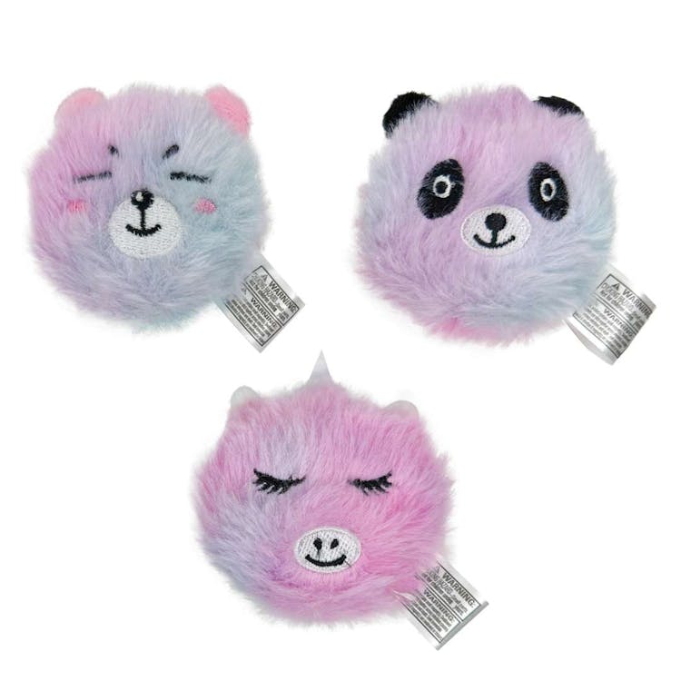 Magnetic Furry Face Animal Friends 24 Pack