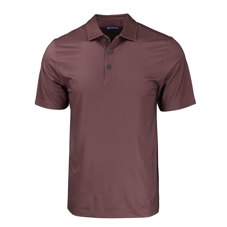 Cutter & Buck Pike Eco Tonal Geo Print Stretch Recycled Polo 3