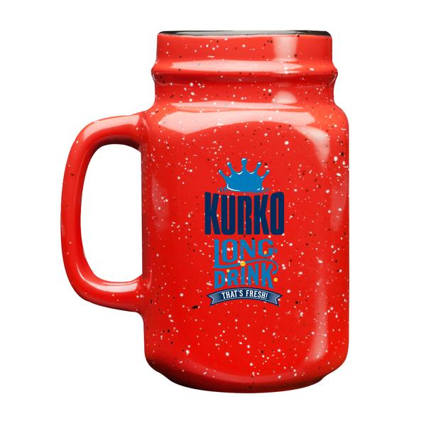 Speckled 16 oz. Savannah Ceramic Mason Jar 34