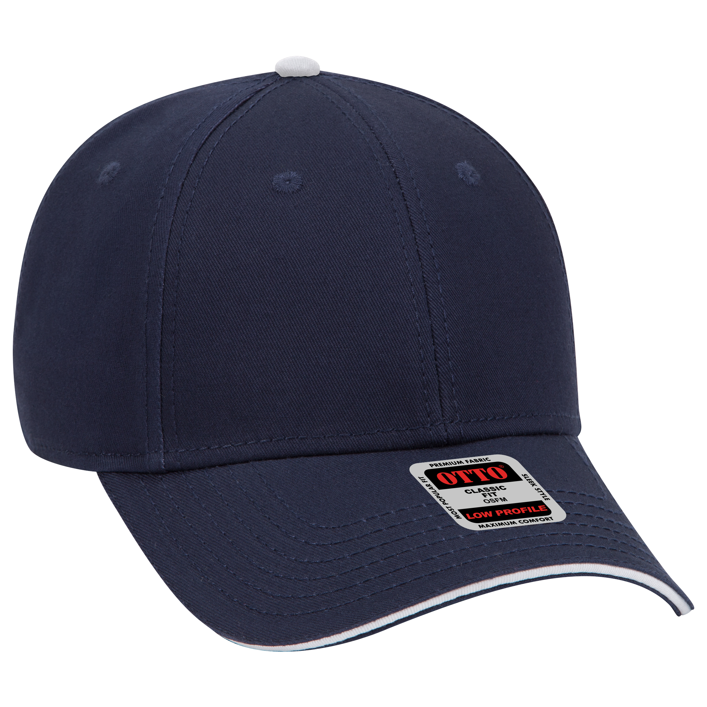 OTTO CAP® 6 Panel Low Profile Baseball Cap 15