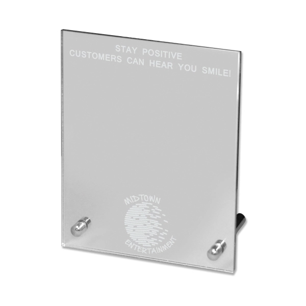 Acrylic Laser Etched Desk Mirror 2