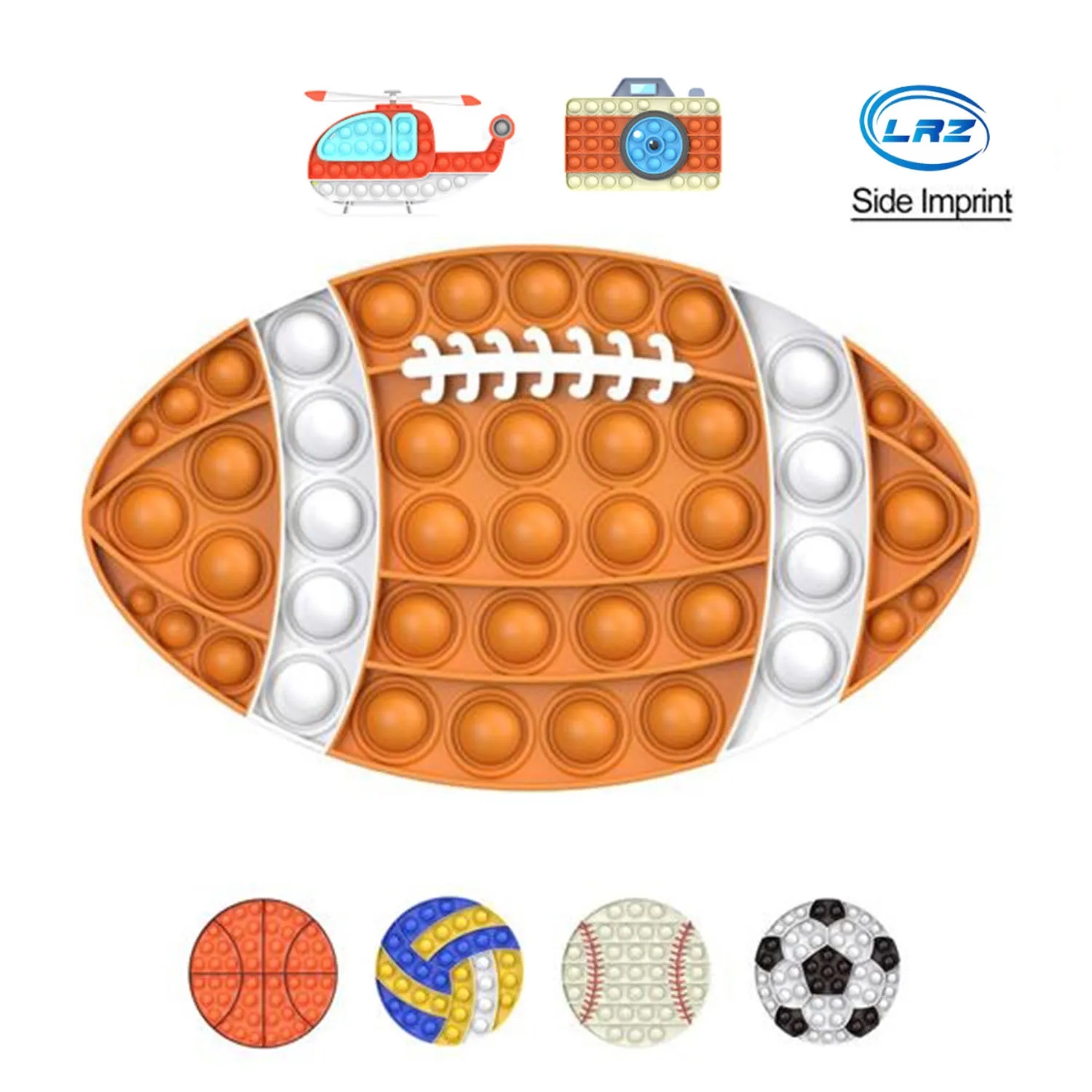 Ball Shape Push Sensory Bubble Toy 1