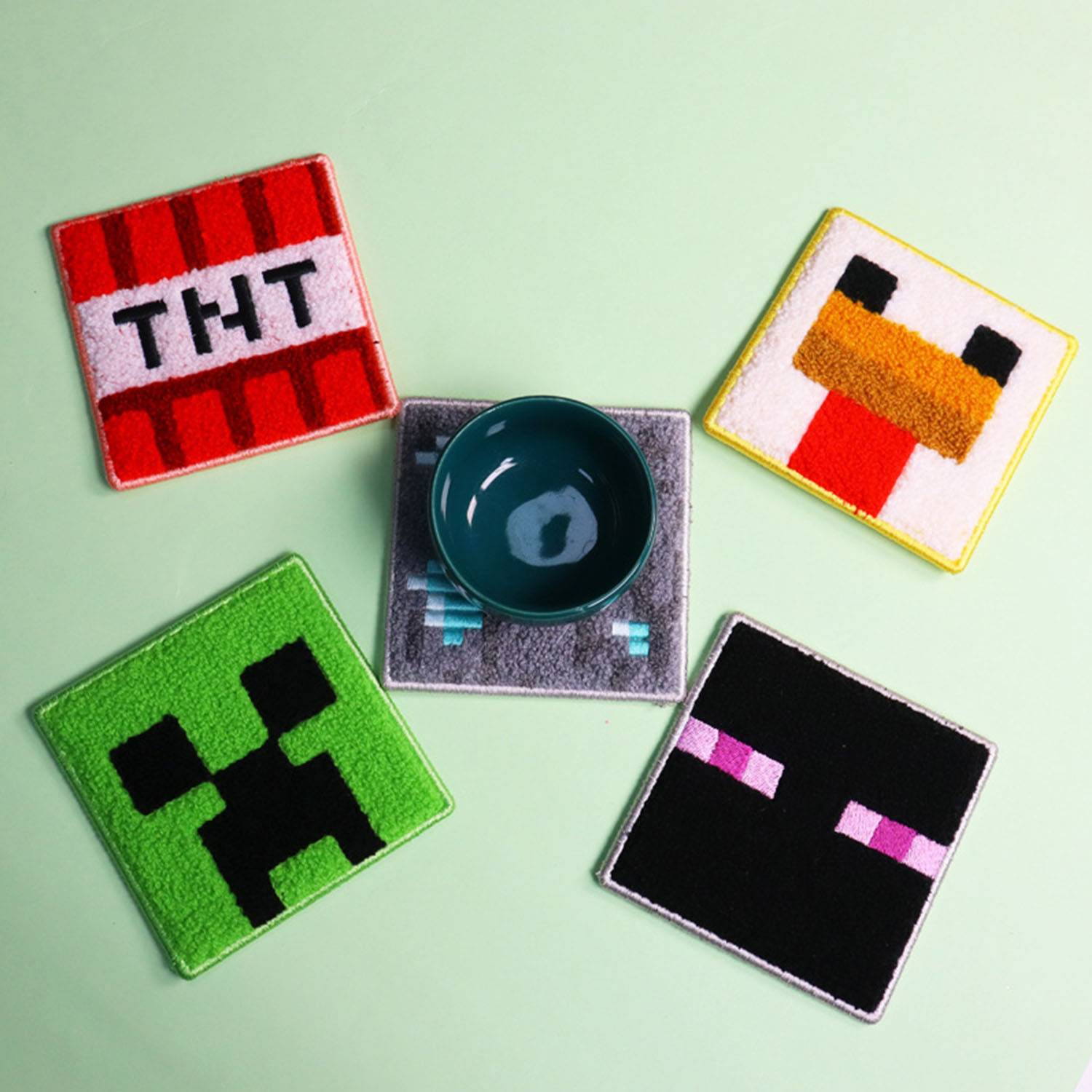 Custom Square Plush Coaster 6