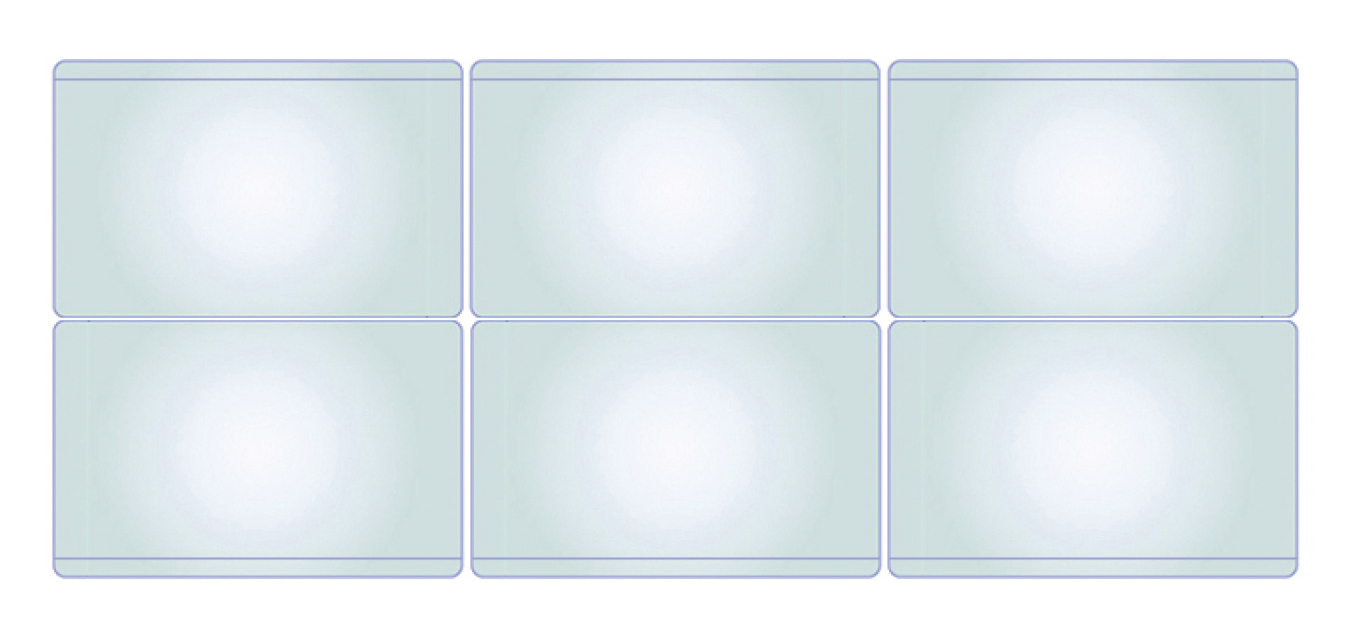 Adhesive Backed Vinyl Sleeve (holds business cards) 2