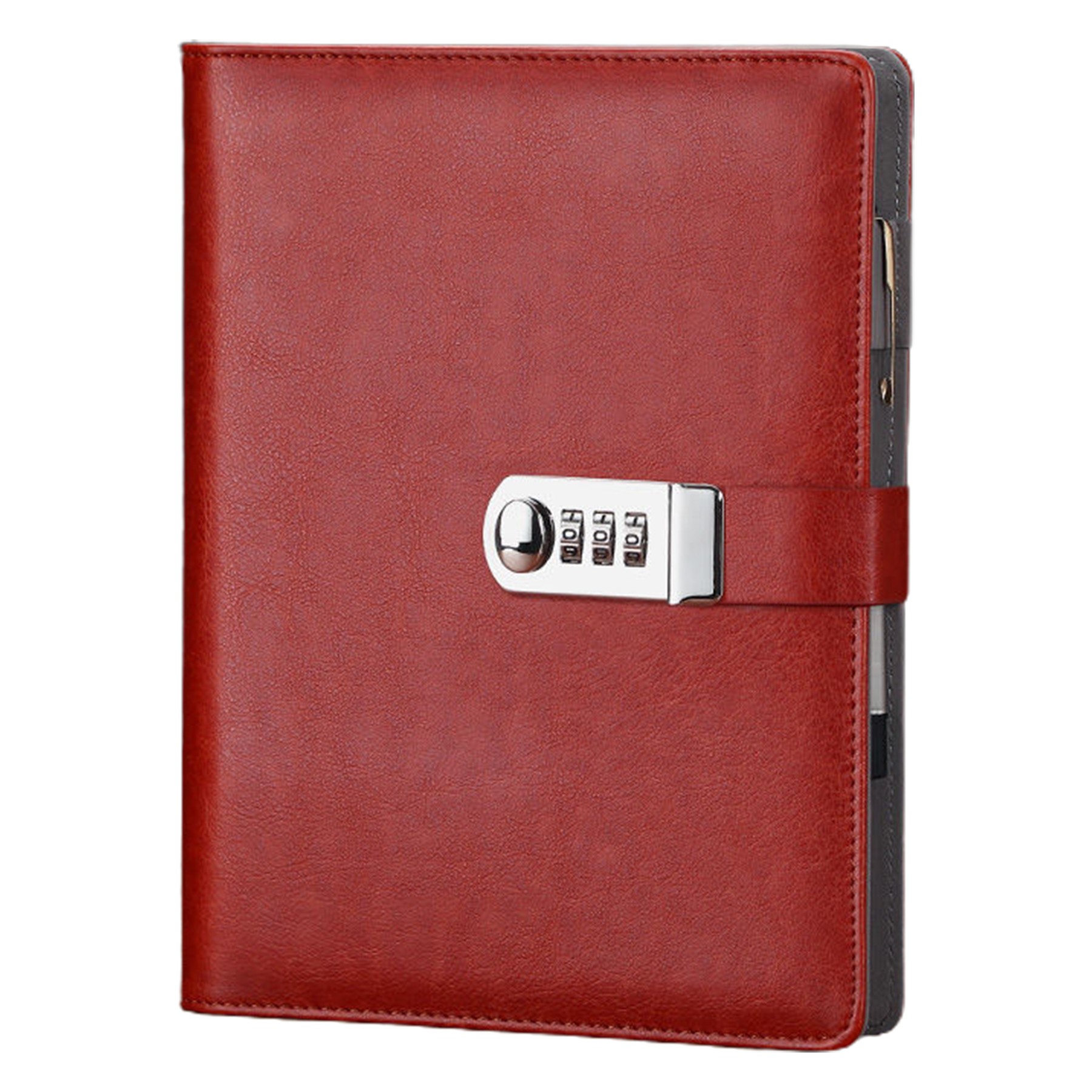 Refillable A5 Notebook W/ Combination Lock 3