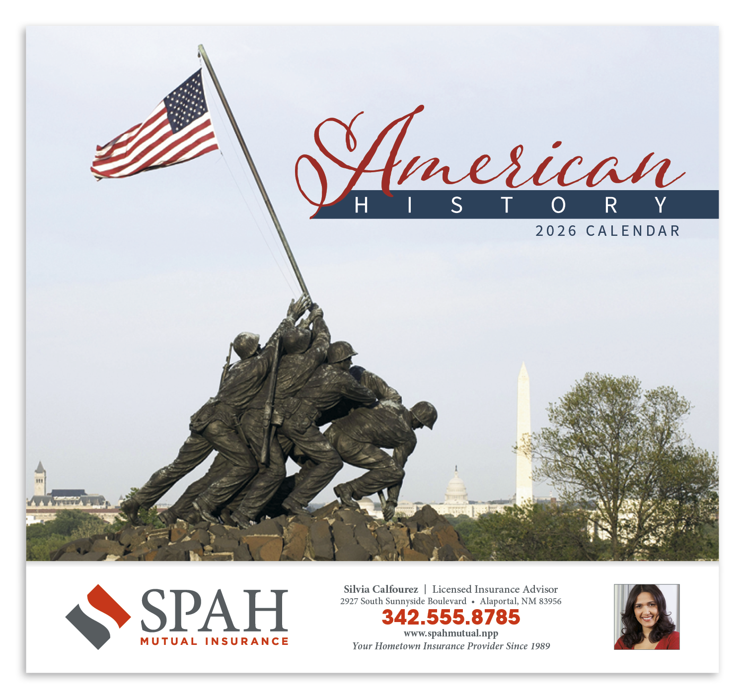 HotLine® Products American History Appointment Calendar - Stapled 50