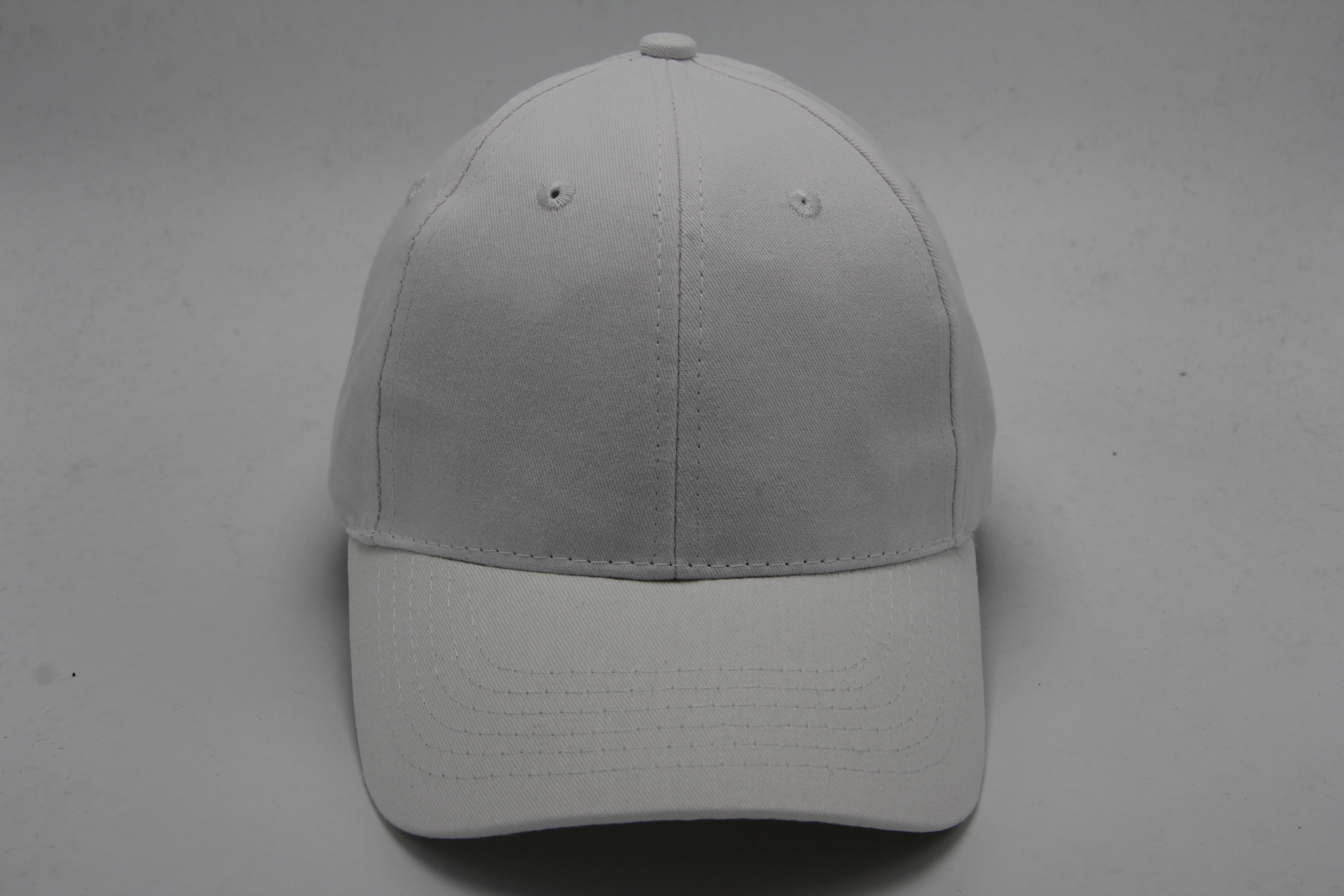 6 Panel Structured Classic Baseball Cap Cotton Twill