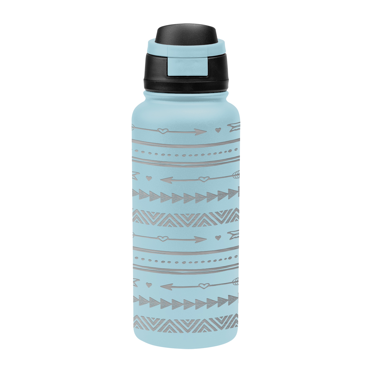 32 Oz. Full Laser Pop Sip Recycled Stainless Steel Bottle, custom water bottle with logo imprint 9