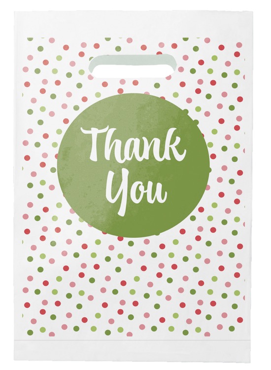 Christmas Scatter Design 1 Merchant Paper Bags (9" x 13" x 2.5") 3