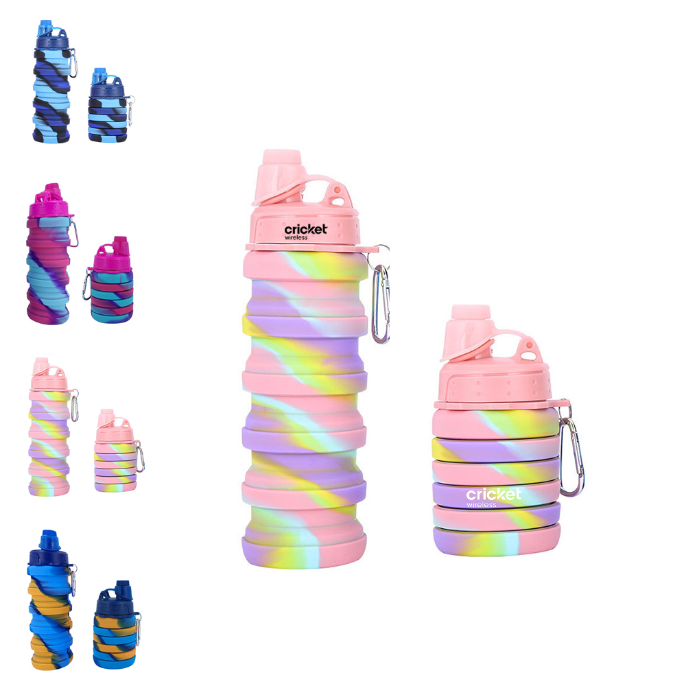17oz Colorful Silicone Water Cup 2