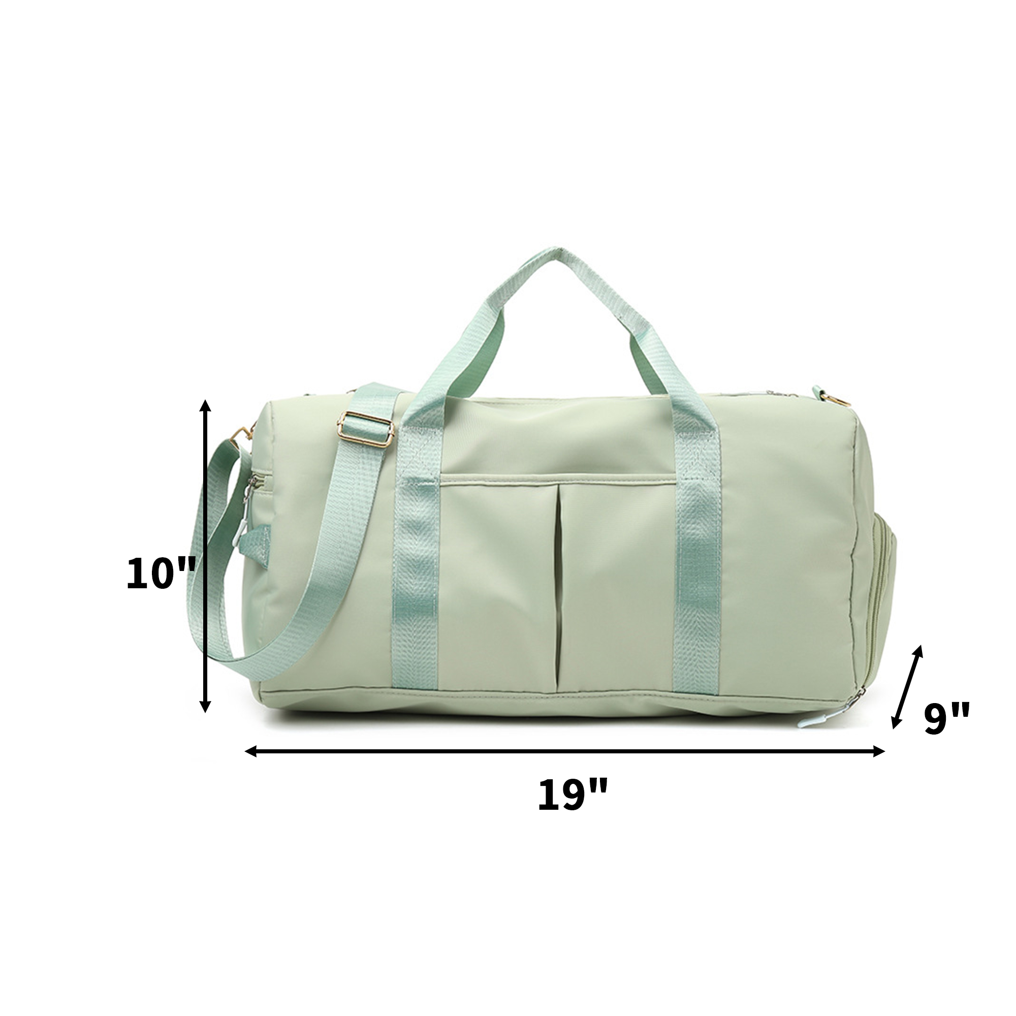 Oxford Travel Duffle Bag With Shoe Compartment 19" 16