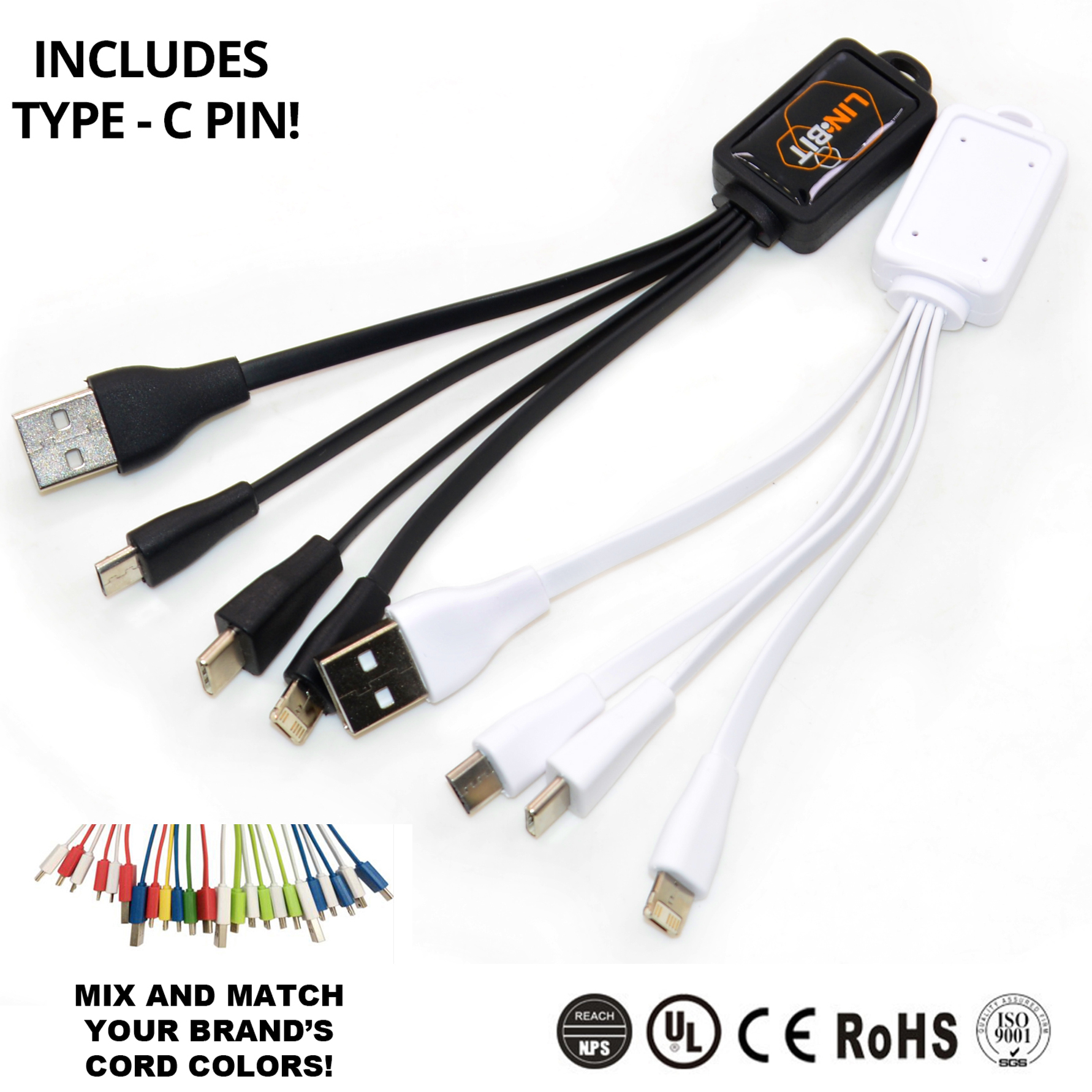Acrylic Dome Universal USB Charging Cable 4