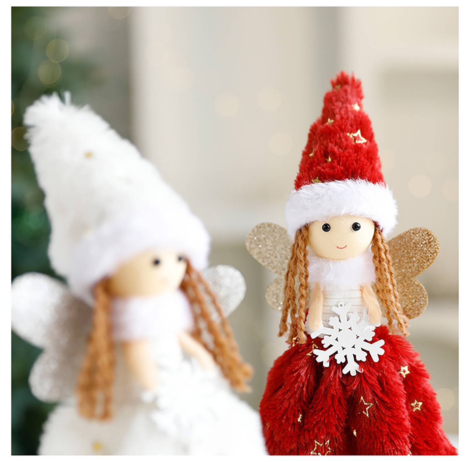 Cute Easter Plush Angel Doll Ornament 6