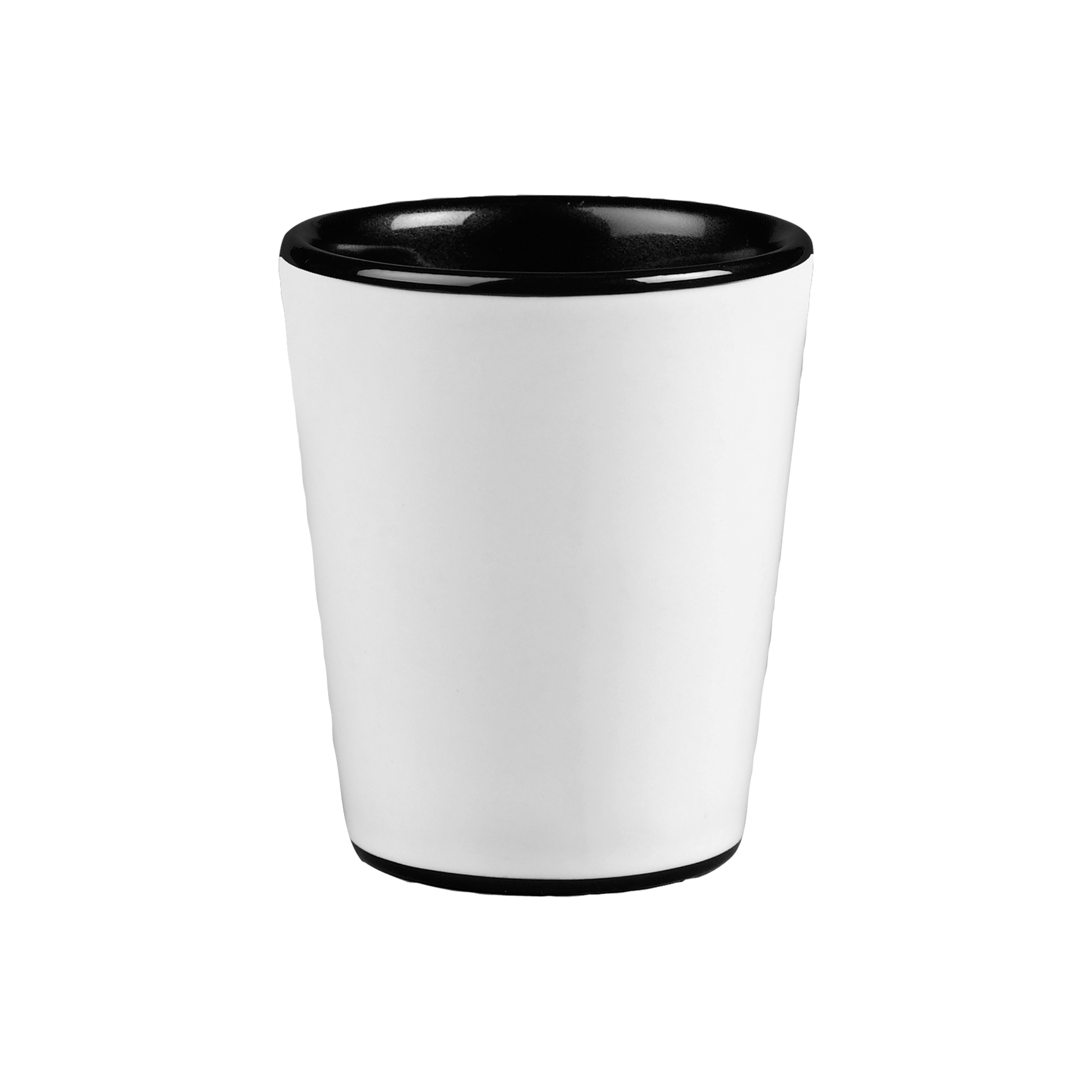 2 Oz. Black Ceramic Shot Glass 3