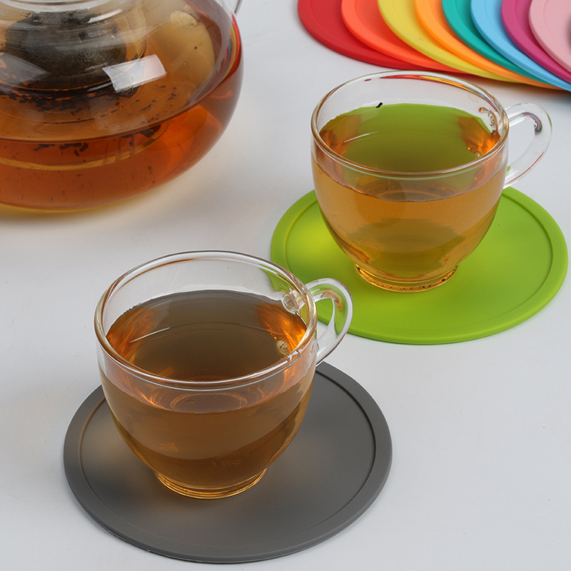 Round Silicone Coasters 2