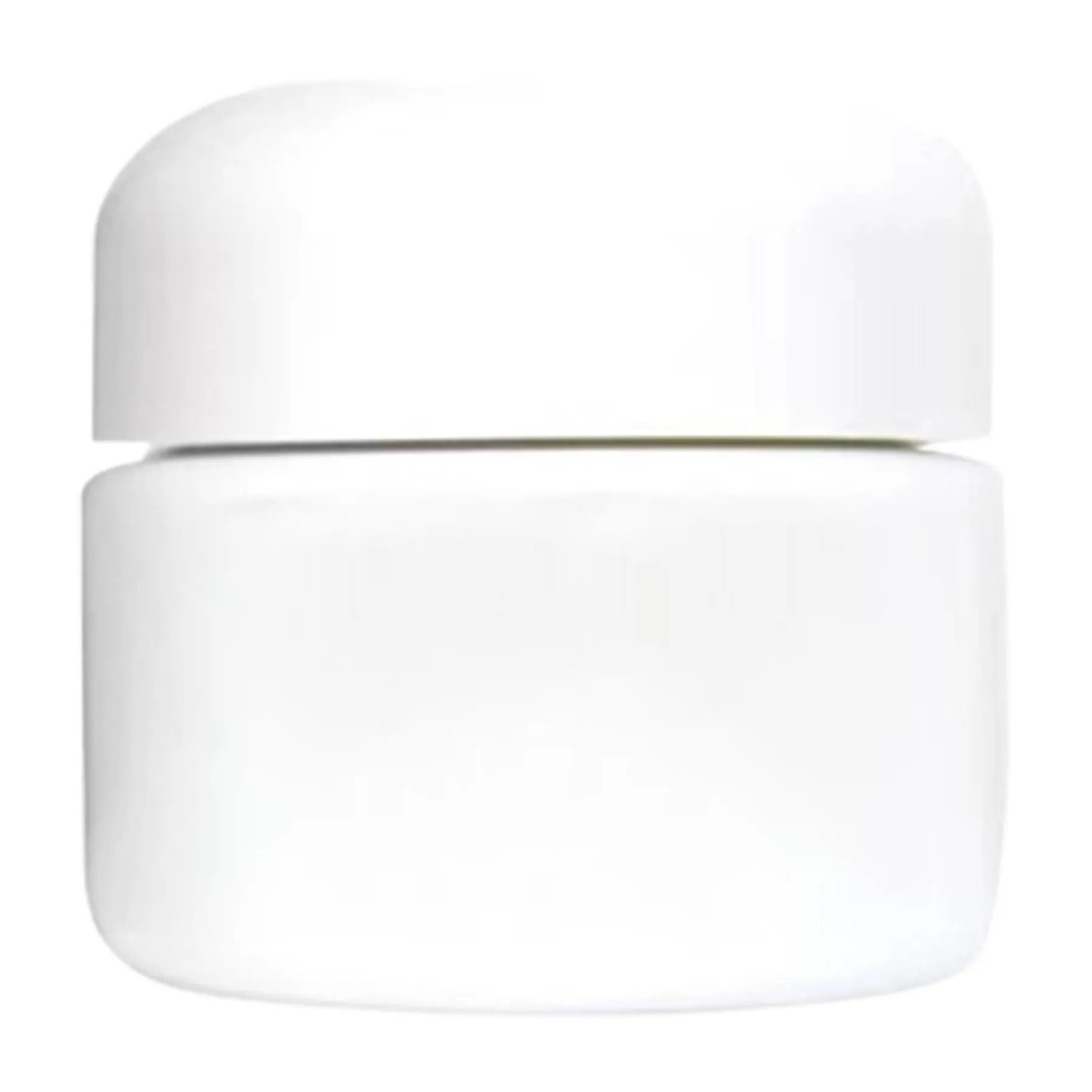 3.4Oz White Plastic Lotion Cream Jar Dispensers 2