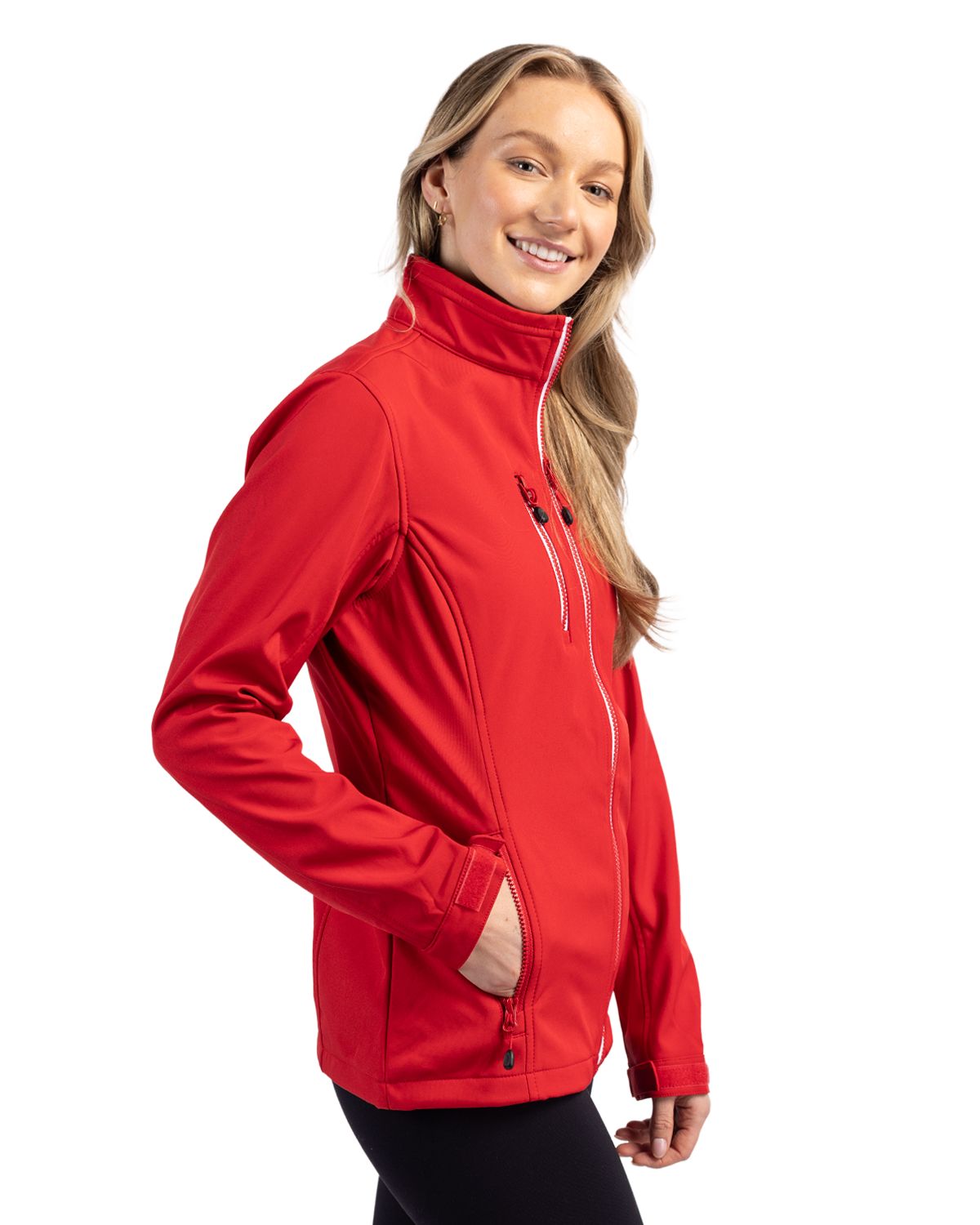 Clique Telemark Recycled Stretch Softshell Womens Full Zip Jacket 48