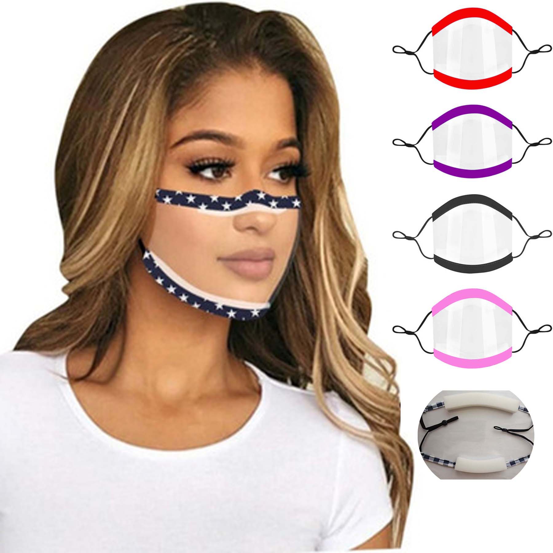 Clear Face Mask With Big Window 2