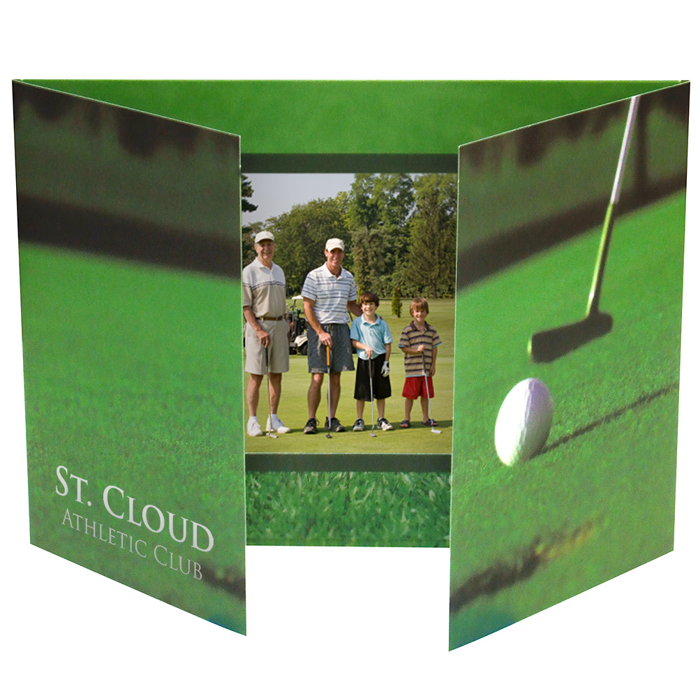 Golf Gatefold Folder – Vertical or Horizontal 4