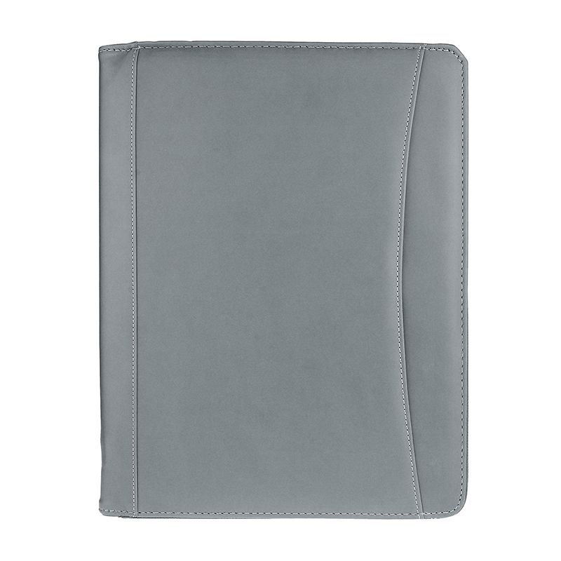 8.5" x 11" Zippered Marin PU Leather Portfolio 7