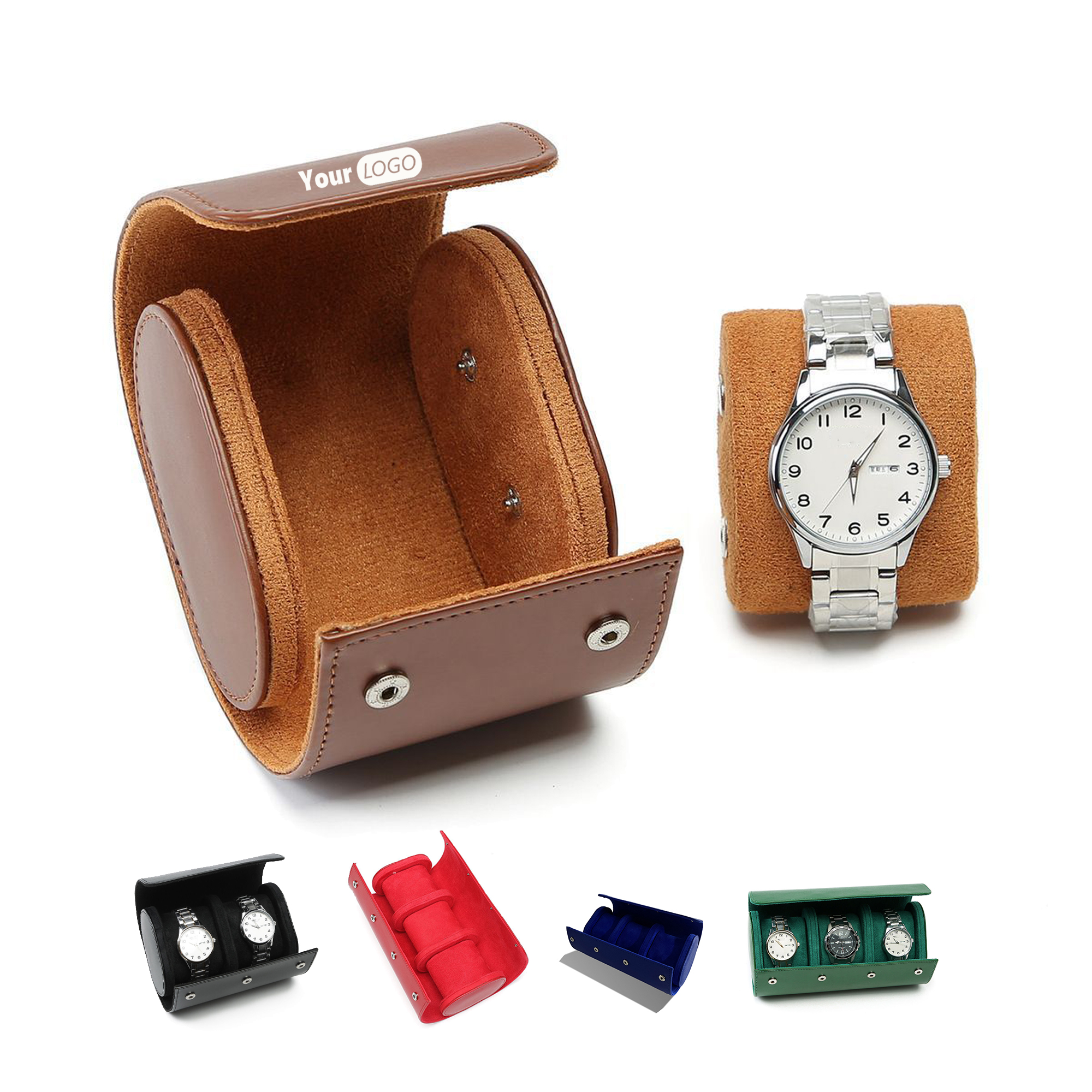 PU Leather Watch Storage Box 1