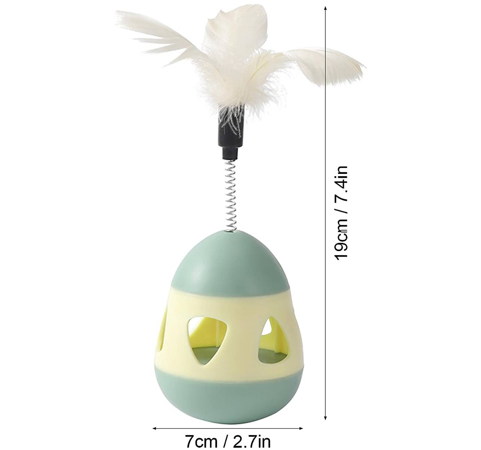 Creative Tumbler Cat Toy with Feeding Function 3
