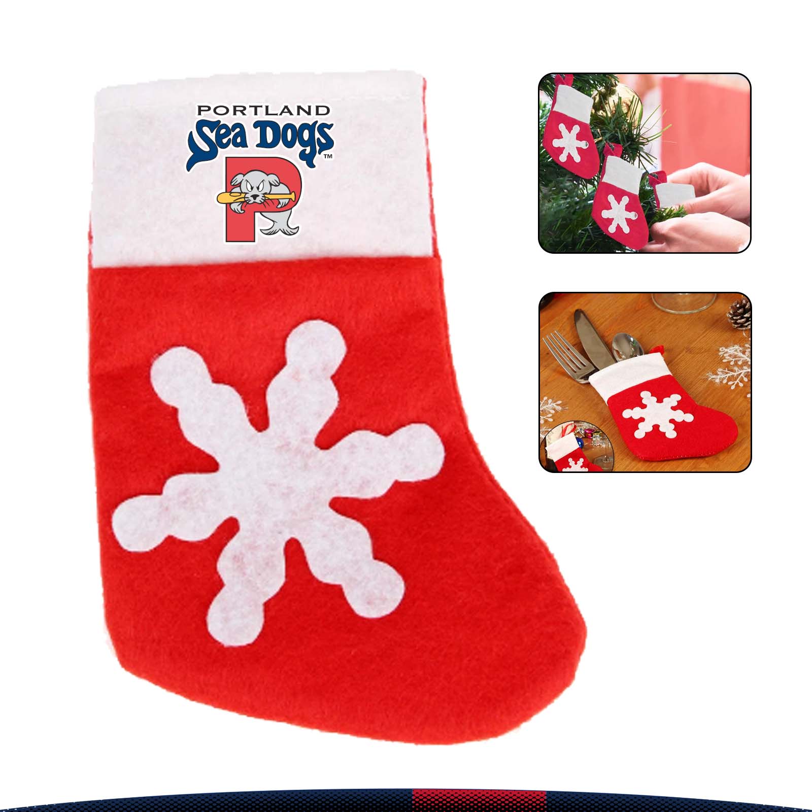 Christmas Sock Tableware Pouch 2