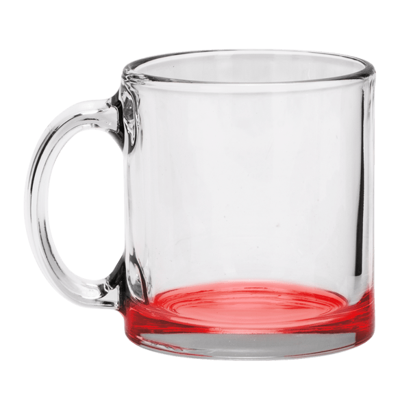 Red Eye 13 oz Libbey Clear Glass Coffee Mug 72