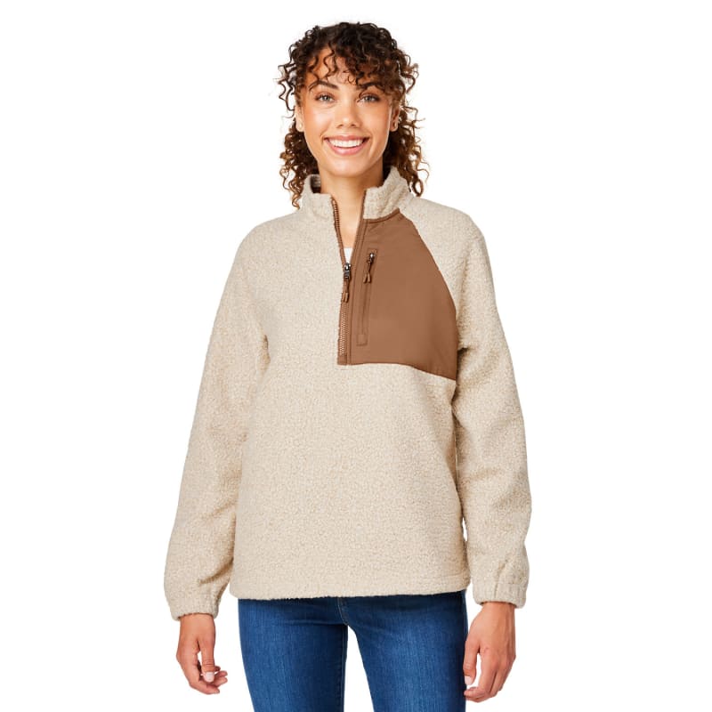 North End Ladies' Aura Sweater Fleece Quarter-Zip 4