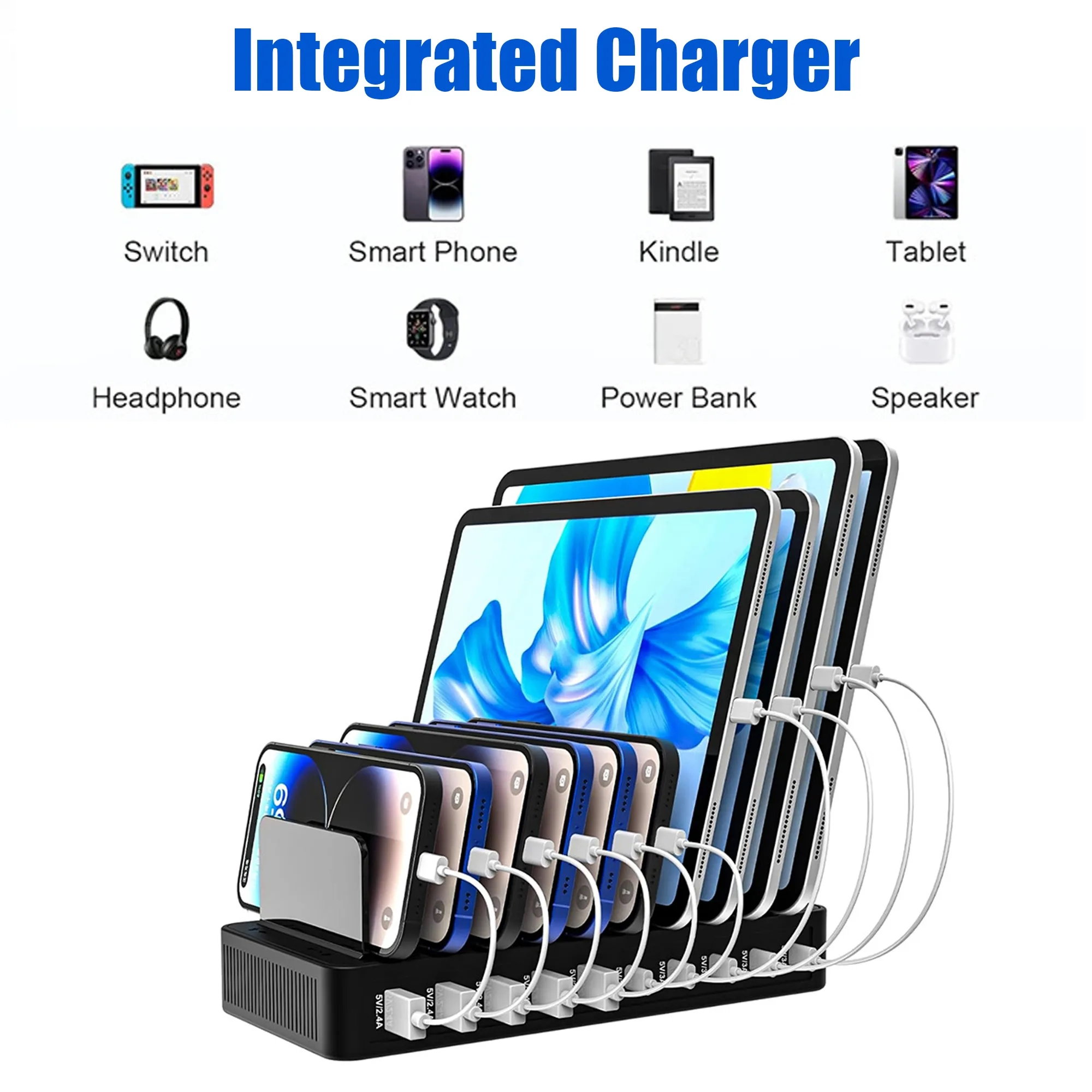 10 In 1 Charging Station With Organizer 1