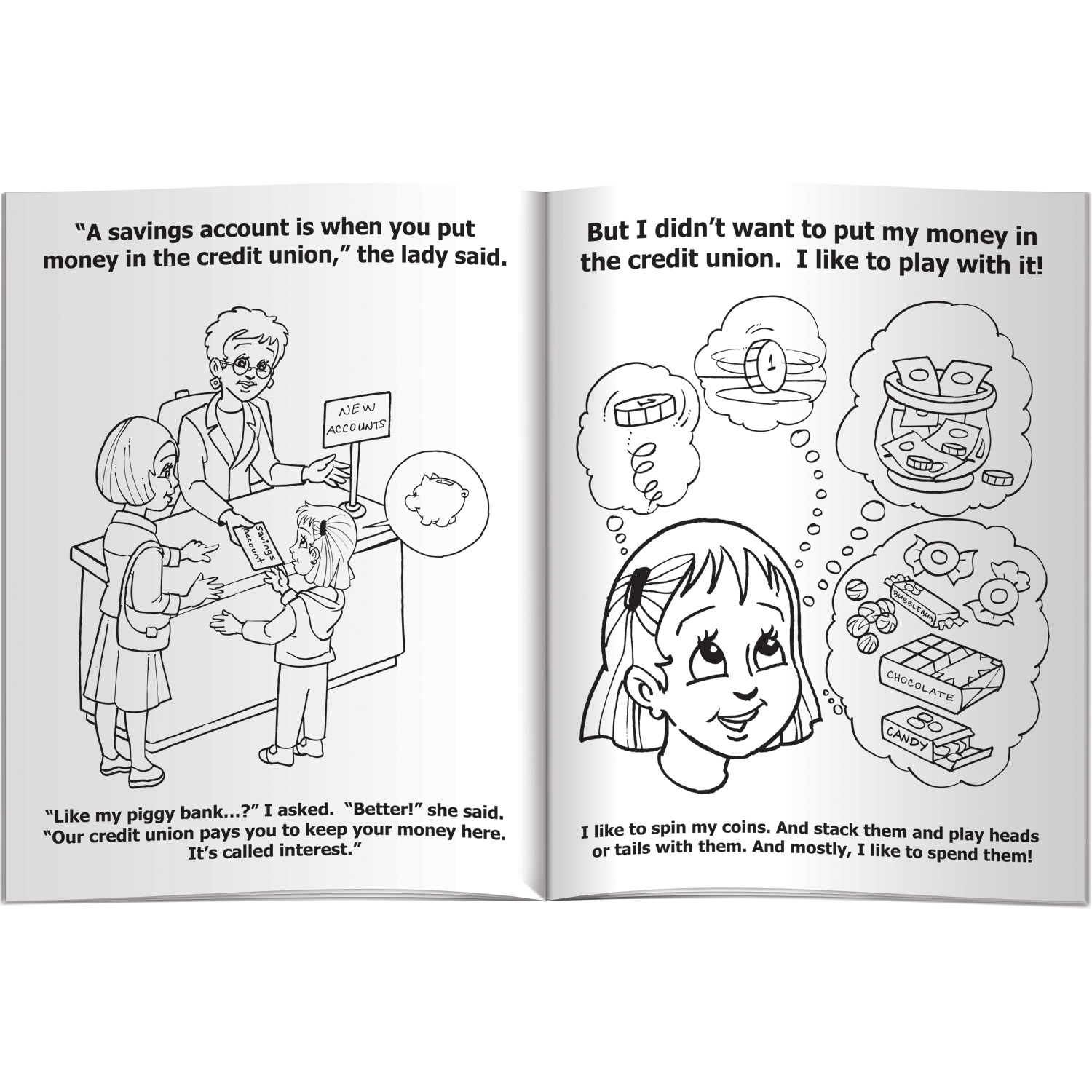 Coloring Book - Let's Go to the Credit Union 3