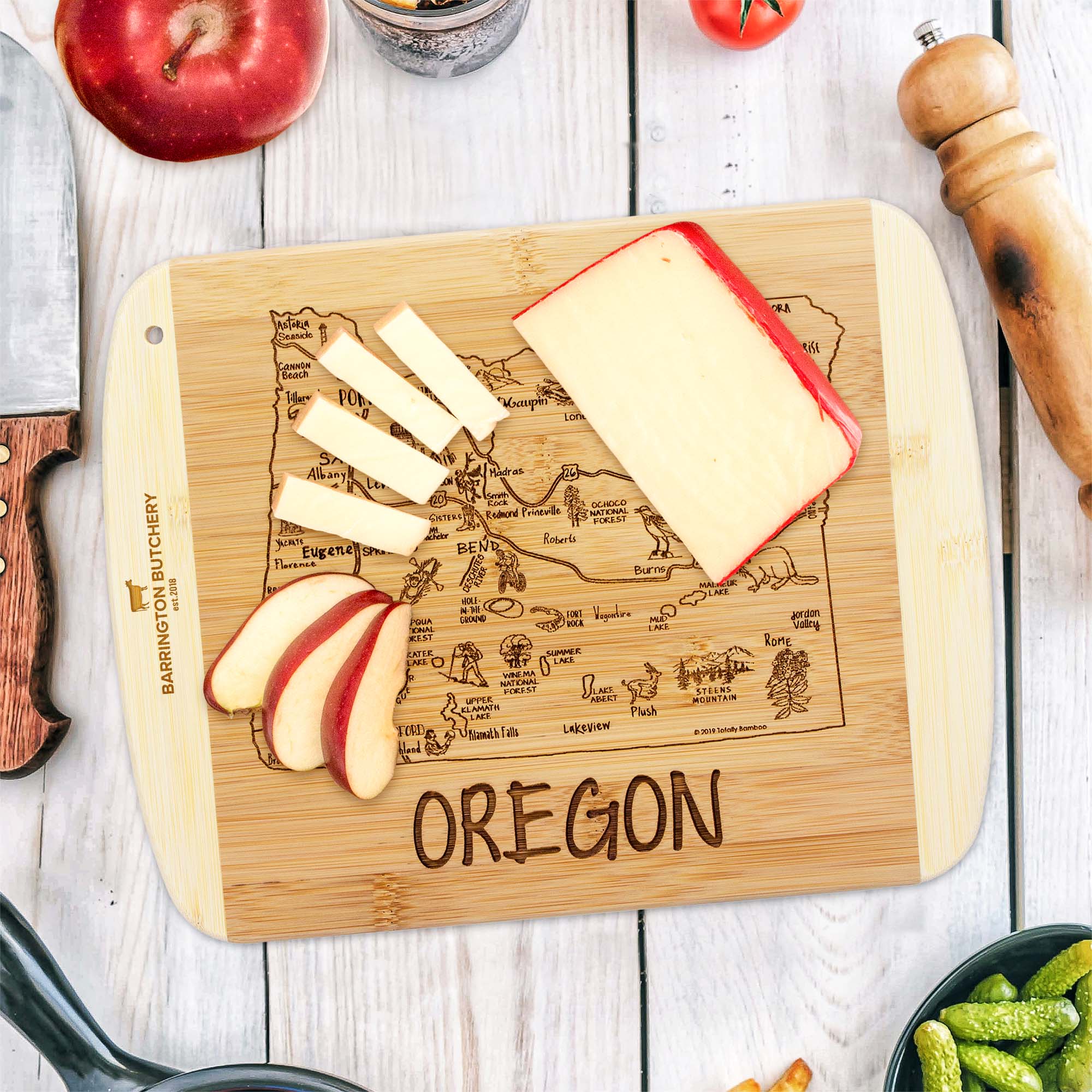 A Slice of Life Oregon Serving & Cutting Board 7