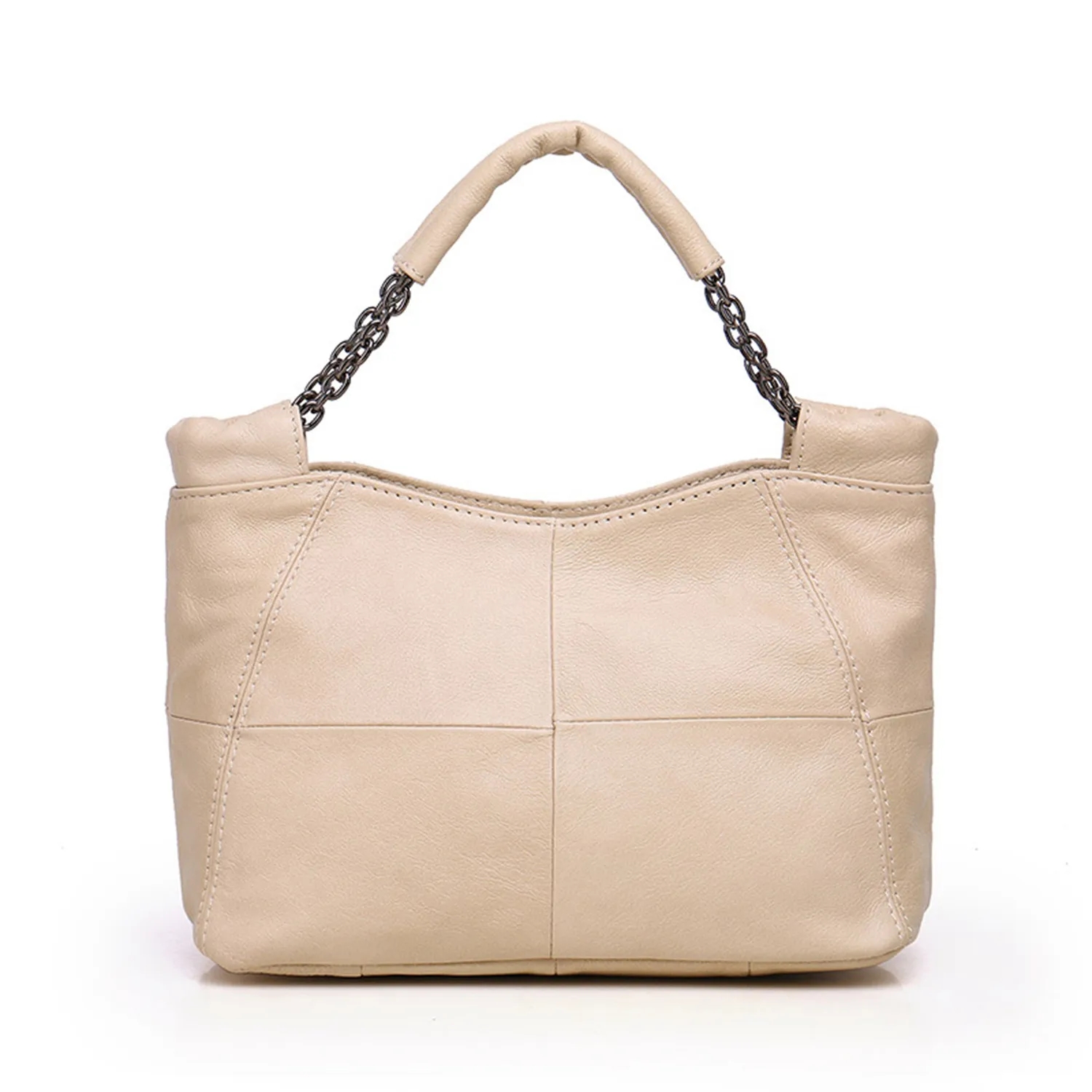 Genuine Leather Chain Handle Bag 9