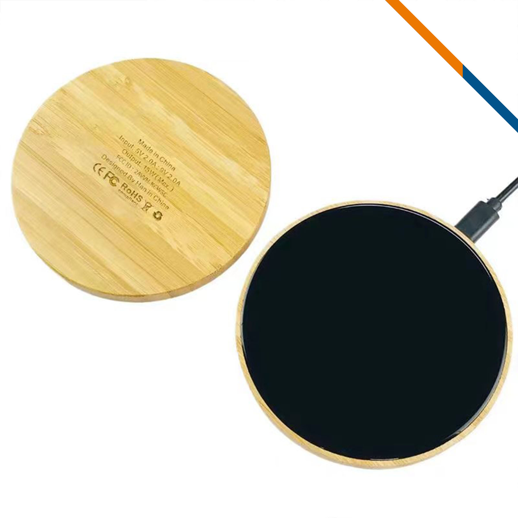 Nopus Bamboo Wireless Charger 4