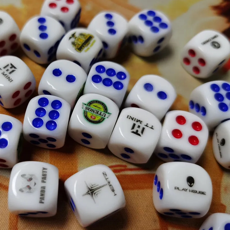 Custom Acrylic Dice in Round Corner 2