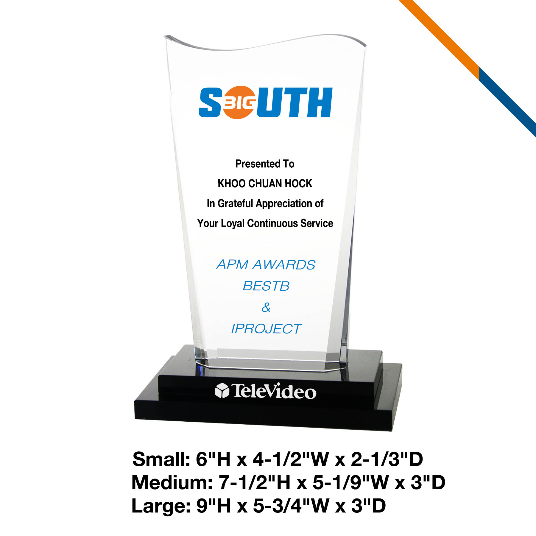 Mojita Wedge Award 4