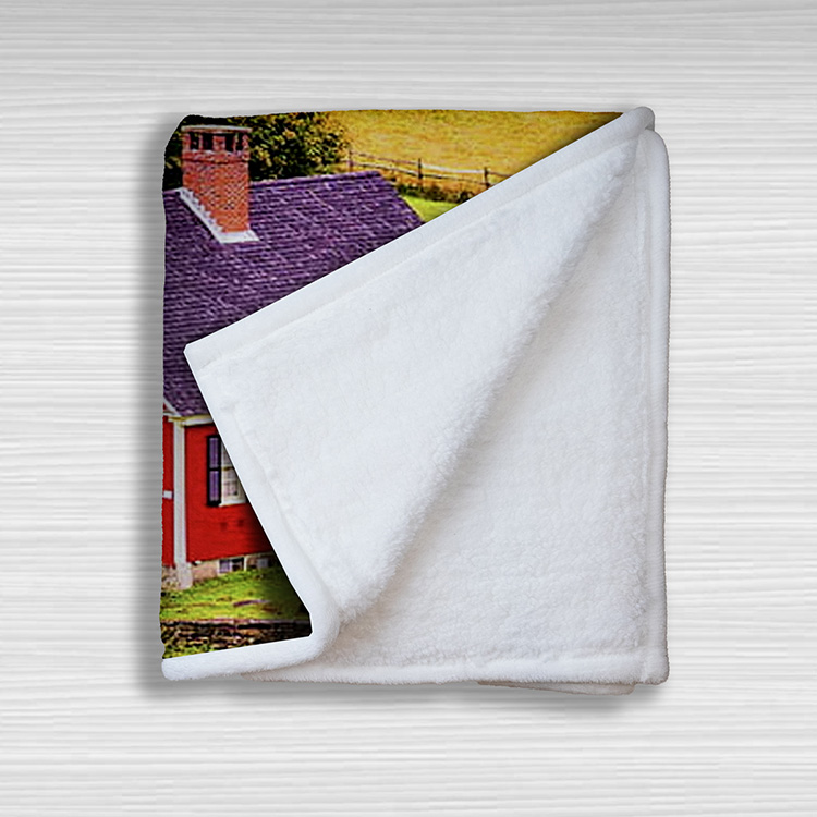 "JUNEAU" Sherpa 50" x 60" Blanket – Full Color 6