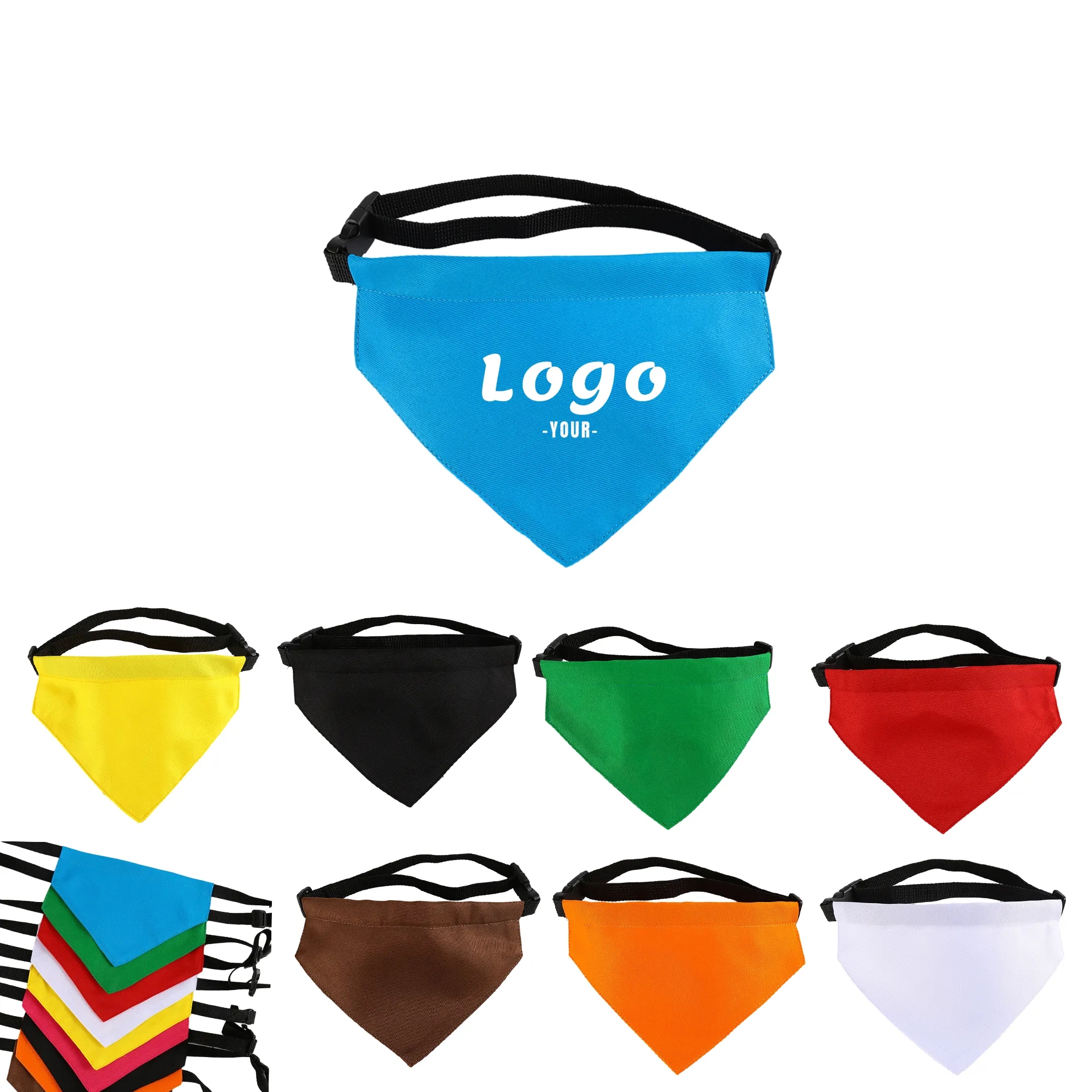 MOQ 20 PCS Adjustable Triangular Pet Bandana 4