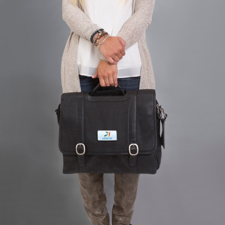 Willow Rock Leather Computer Briefcase 1