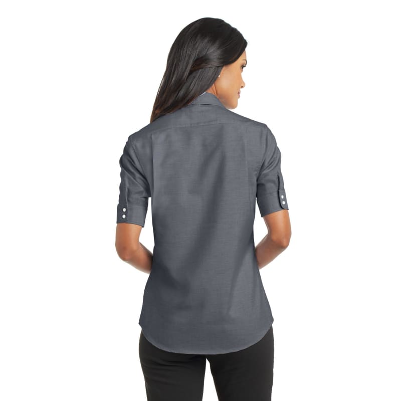 Port Authority Ladies Short Sleeve SuperPro Oxford Shirt. 8