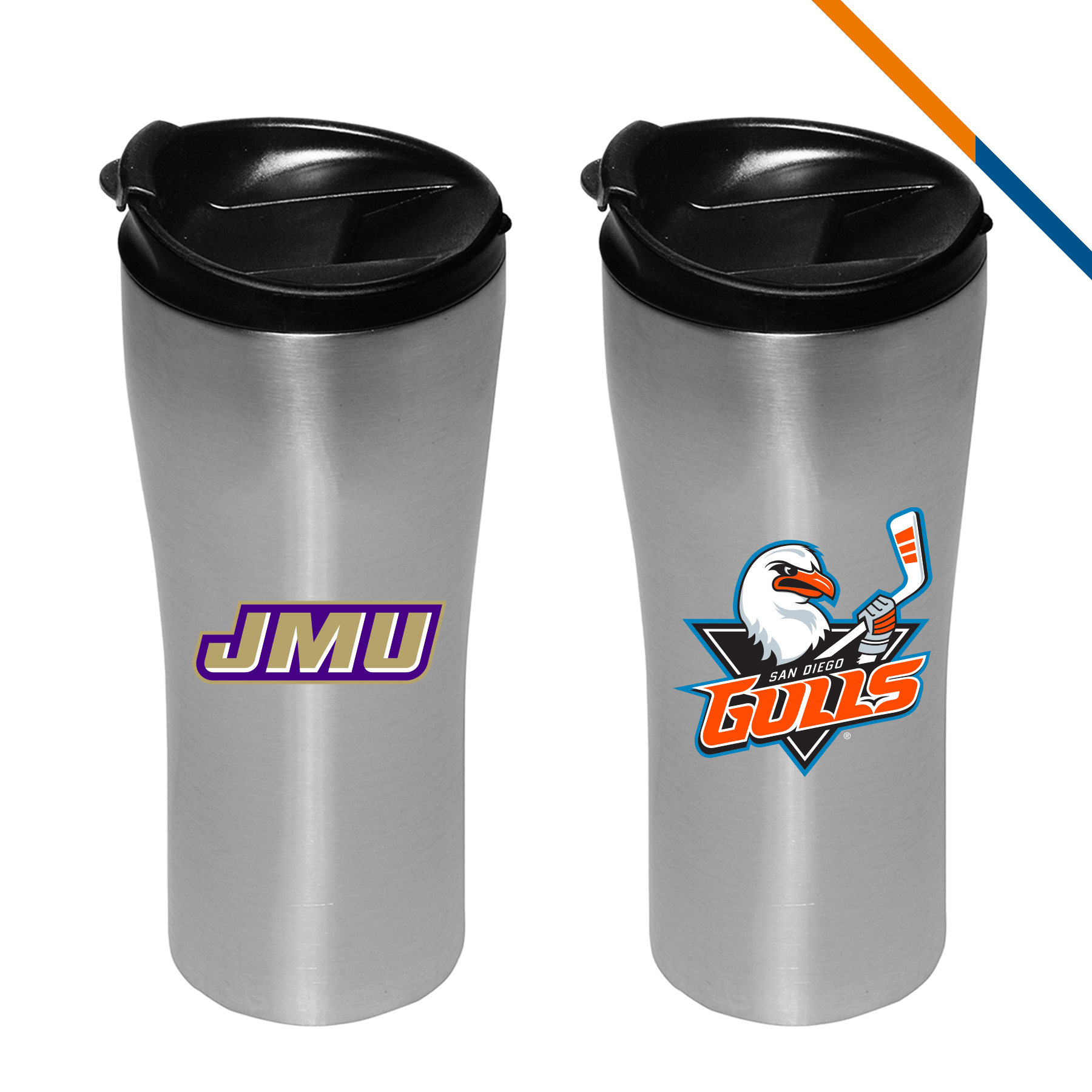 Racing Stainless Steel Travel Tumbler - 16 OZ. 2